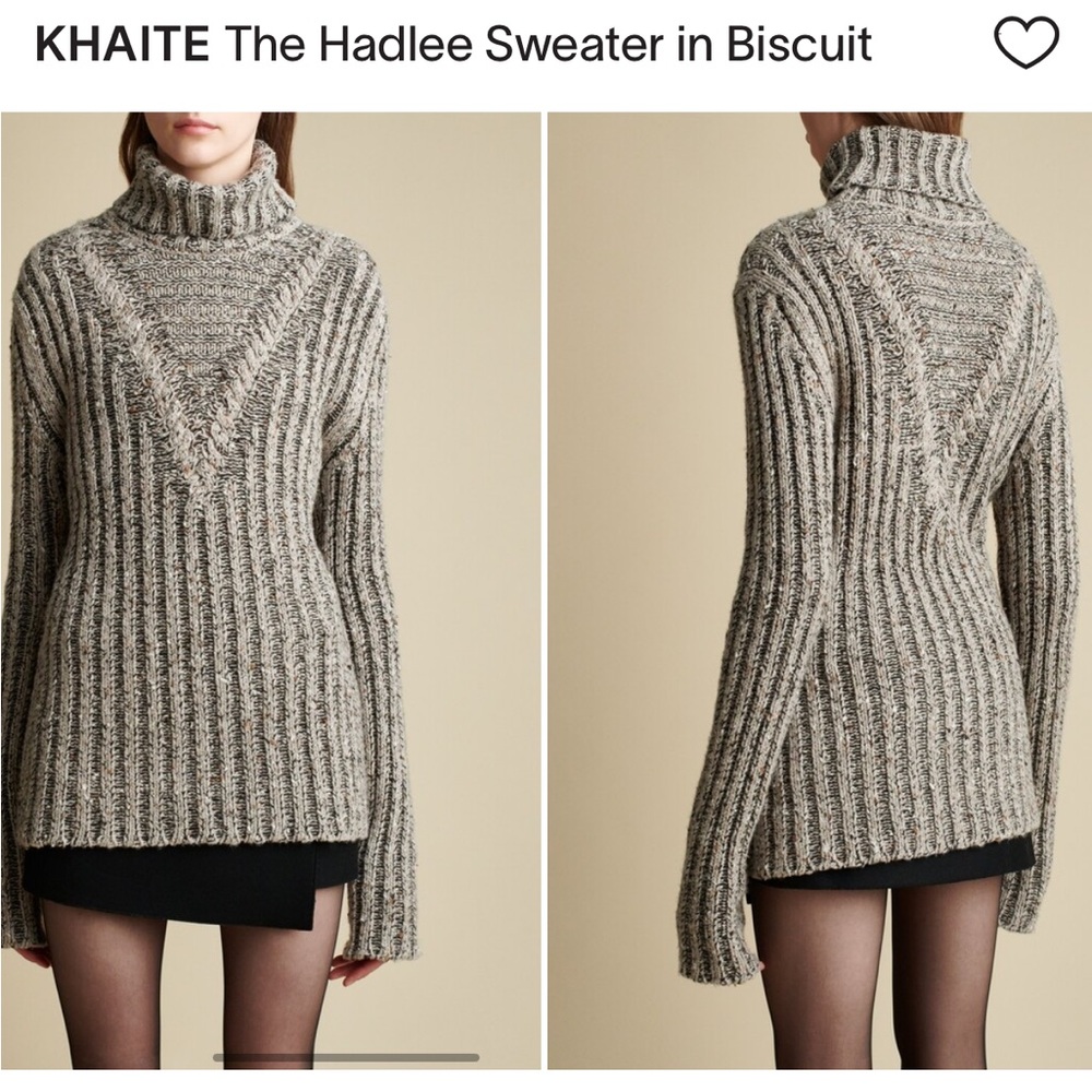 KHAITE Women's Hadlee Sweater - Gray